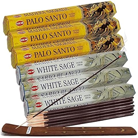 TRUMIRI White Sage Incense Sticks and Hem Palo Santo Incense Sticks Bundle Cover