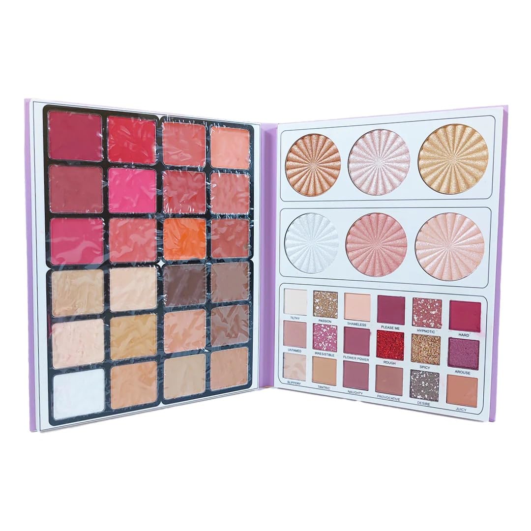 COSLUXE all in one makeup palette, 48 Color Makeup Palette #Daroge – Highlight, Contour, Eyeshadow, Blusher, Eyebrow All In One Gift Kit For Women – 138 Grams (01) COSLUXE all in one makeup palette, 48 Color Makeup Palette #Daroge – Highlight, Contour, Eyeshadow, Blusher, Eyebrow All In One Gift Kit For Women – 138 Grams (01)
