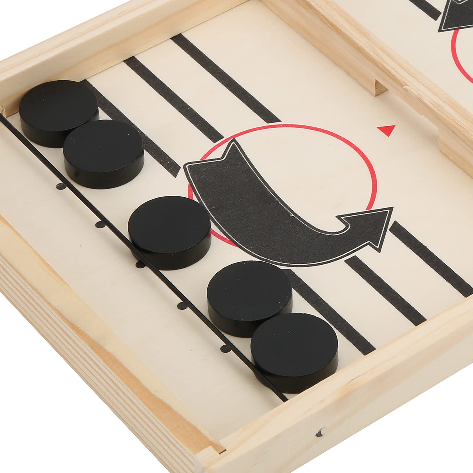 Jeu De Hockey Sur Table En Bois – Taille 35 X 22,5 Cm – Jouet Interactif Parent-Enfant – 10 Pièces – Dès 5 Ans