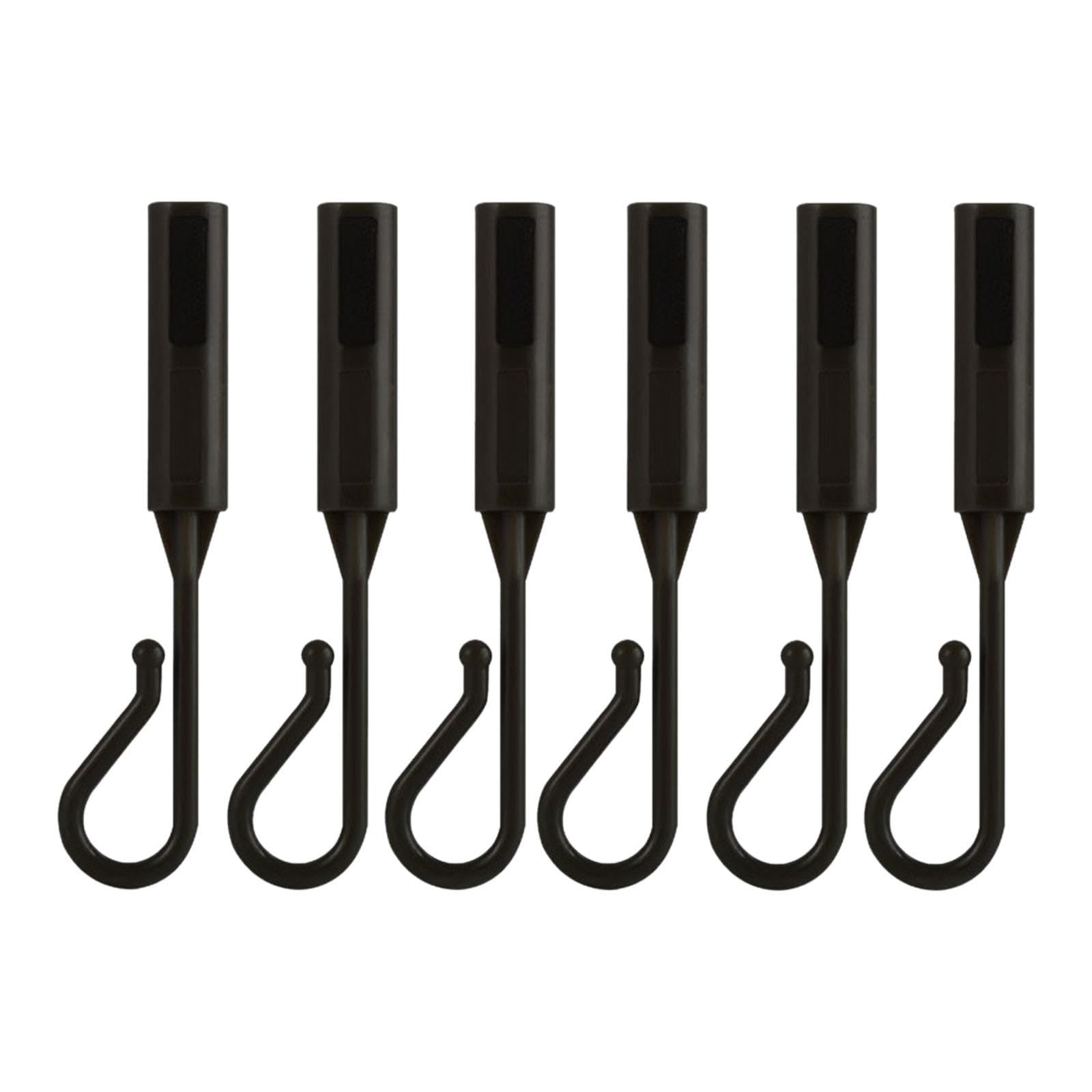 Calandis™ 6 Pieces Hook Keeper for Fishing Rod Sturdy Professional Fishing Bait Holder Black | Other Fishing Equipment | Fishing Equipment | Fishing-image-1