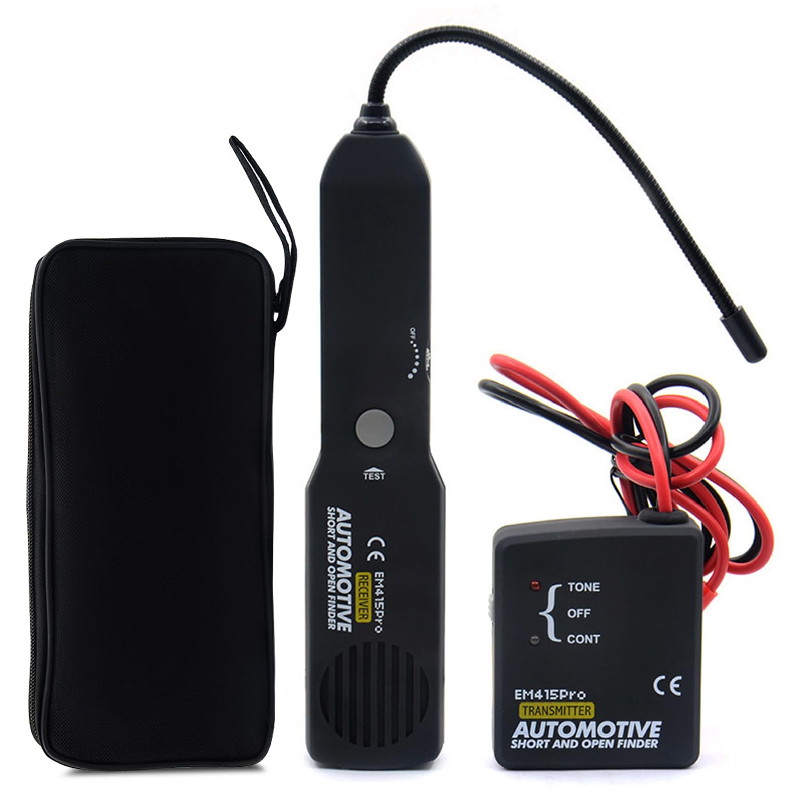 Em415pro DC 6-42 V Testeur de rupture de fil de voiture, traceur de câble, testeur de câble, détecteur de câble, appareil de recherche de rupture de câble, robot tondeuse pour détecter les systèmes de