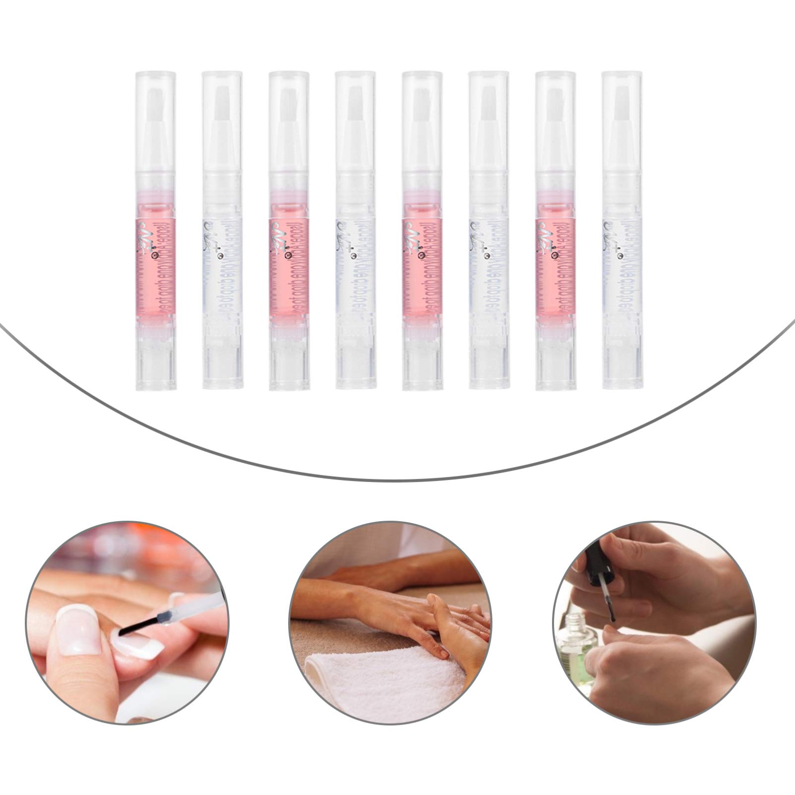 minkissy 16piezas Nutritivo Para Uñas y Cutículas Bolígrafos De Hidratante Para Cuidado De Uñas Para Salones y Personal