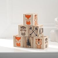 Vista 2 de Kigley 6 piezas de decoración de guardería para niñas y niños, decoración de estante de acuarela para dormitorio, sala