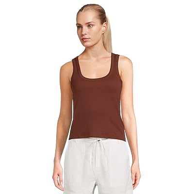 Madewell (Re)Generative Cotton Ribbed Scoop Neck Tank Top Women