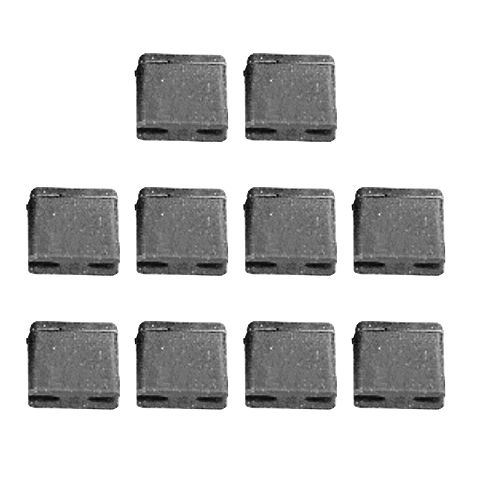 Zeizafa 10Pieces Air Fryer Rubber Bumpers Silicone Air Fryer Basket Protective Feet Tray Rubber Feet Air Fryer Replacement Part I-shaped Sleeves