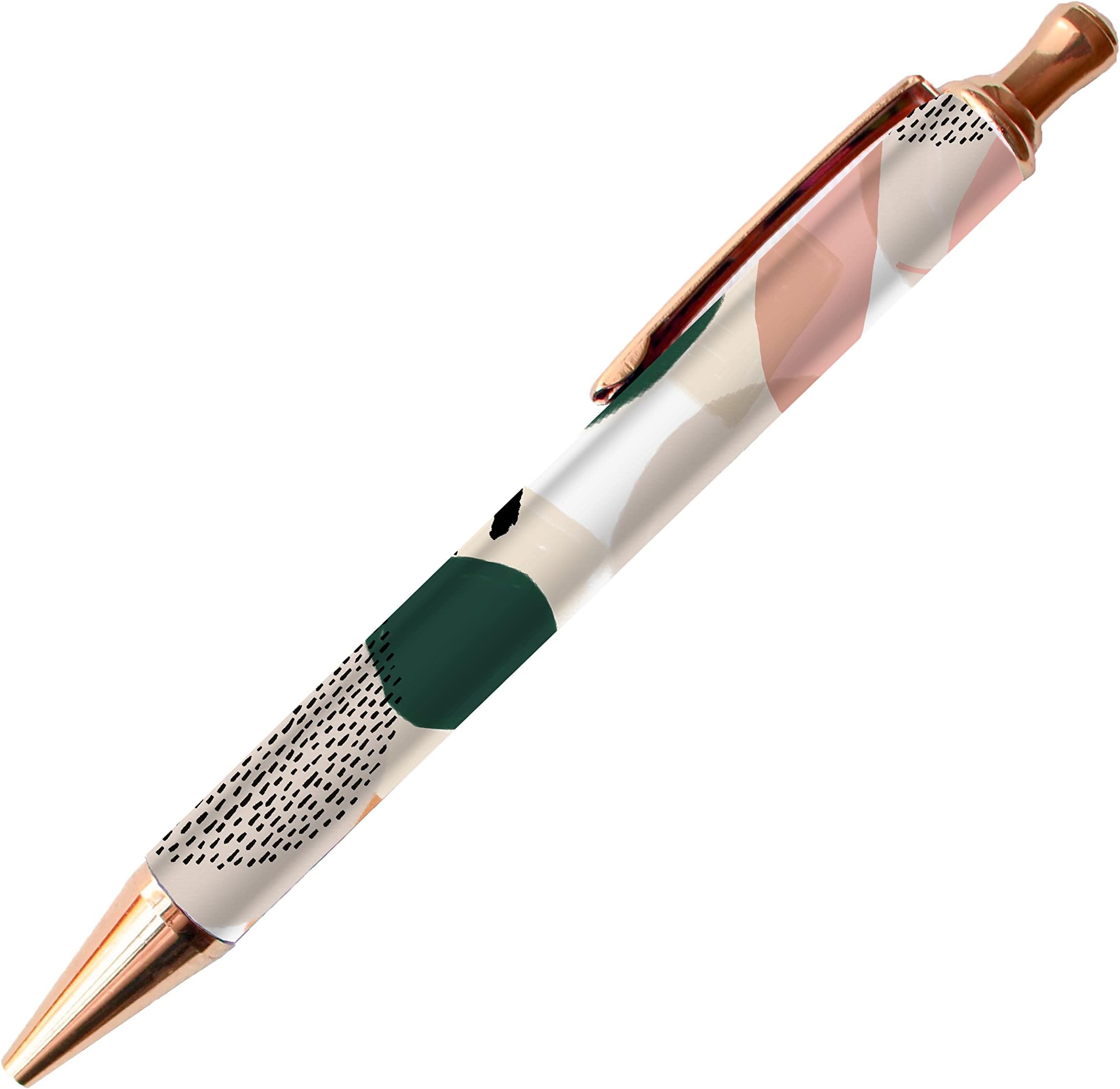 bloom daily planners Planner Pen Black Ink Click Tip Ballpoint Pen - Modern Abstract