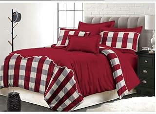 Sxuefang Bedding Sets Home Textile Factory Bedding Lattice Four-Piece Set Simple Stripe Set