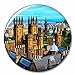 Großbritannien England Schloss Edinburgh Schottland Kühlschrank Magnete Dekorative Magnet Flaschenöffner Tourist City Travel Souvenir Collection Geschenk Starker Kühlschrank Aufkleber