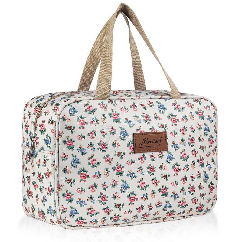 Aucuu Volle Größe Kulturbeutel, Reise Kulturbeutel, Kosmetiktasche Damen, Reise Make-up Taschen Organizer, Groß Waschtasche Make up Tasche mit...