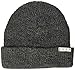 NEFF Unisex-Adult's fold Heather Beanie, Black/Charcoal, One Size