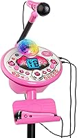 Vista 1 de VTech Kidi Star - Máquina de karaoke de lujo, 2 micrófonos con adaptador de CA, color rosa