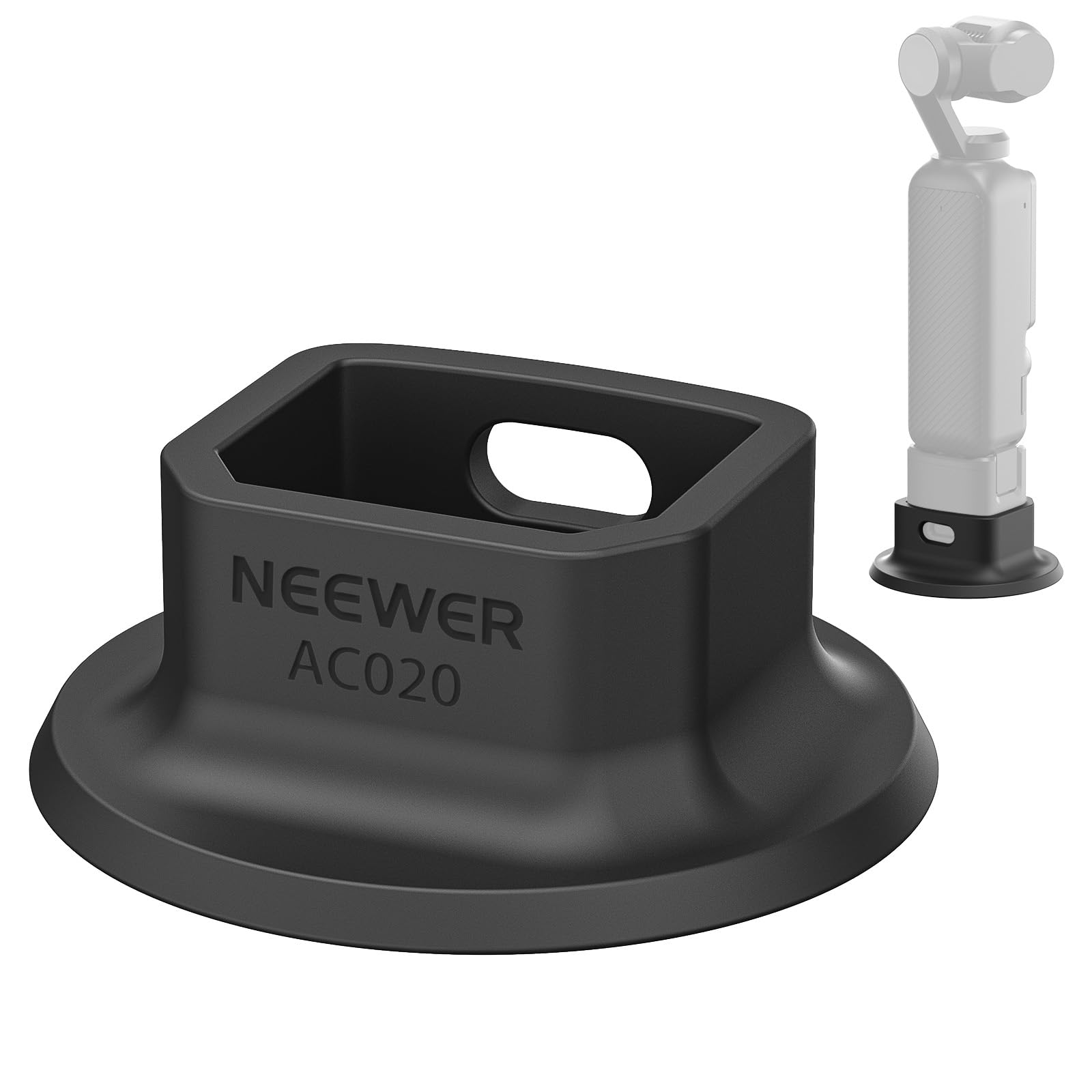 NEEWER Silikon Ständer Basis Kompatibel mit DJI Osmo Pocket 4P 4 3, AC020