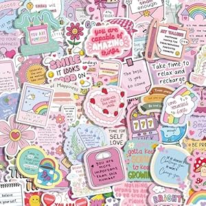 150 calcomanías holográficas motivacionales para adultos, mujeres, adolescentes, cita inspiradora de afirmación positiva para diario, planificador, laptop, calcomanías de vinilo impermeables para