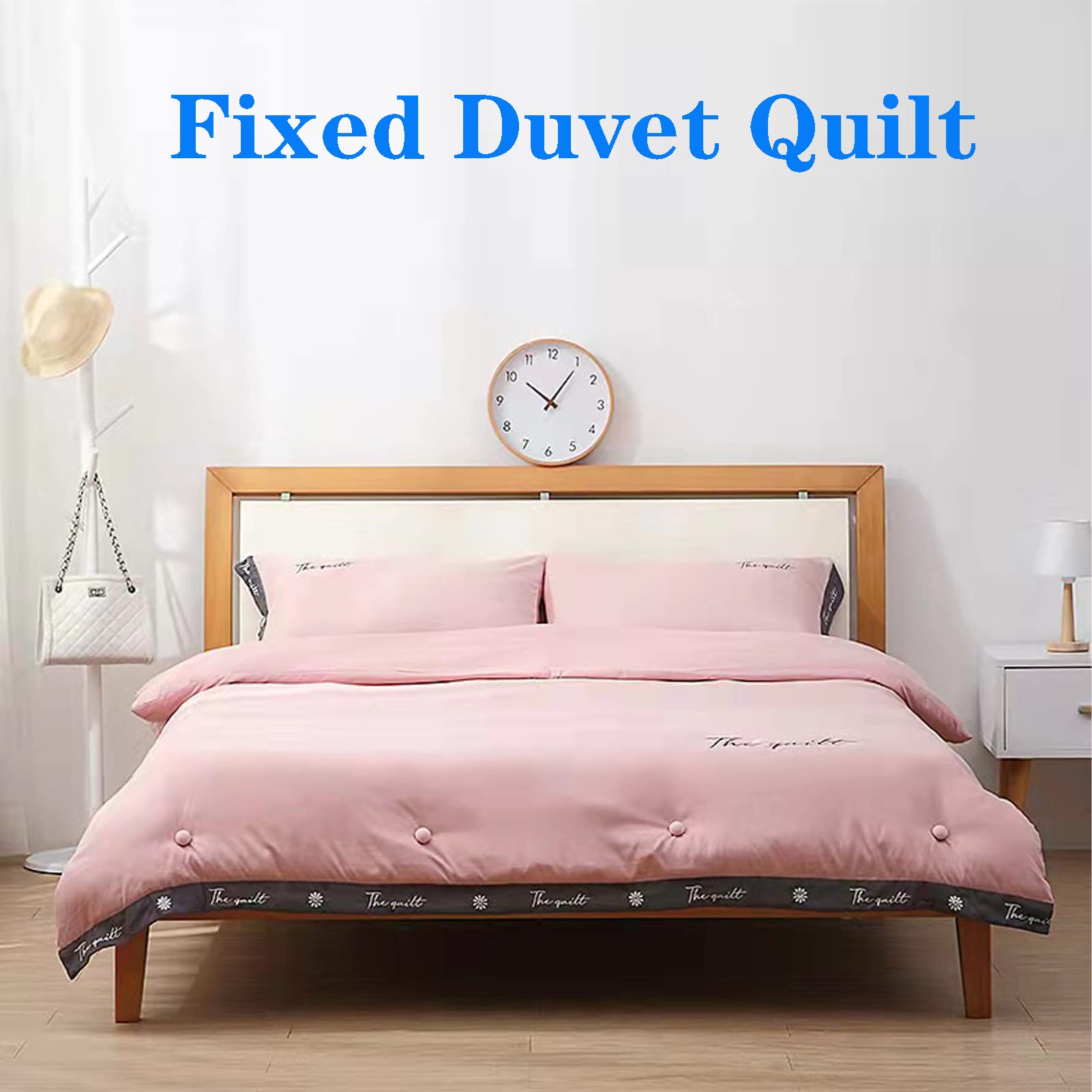 30 Pcs Duvet & Curtain Pins - Affordable Sets, Use as Duvet Donuts, Curtain or Drape Pins, Secure Upholstery (Round Pink) 1