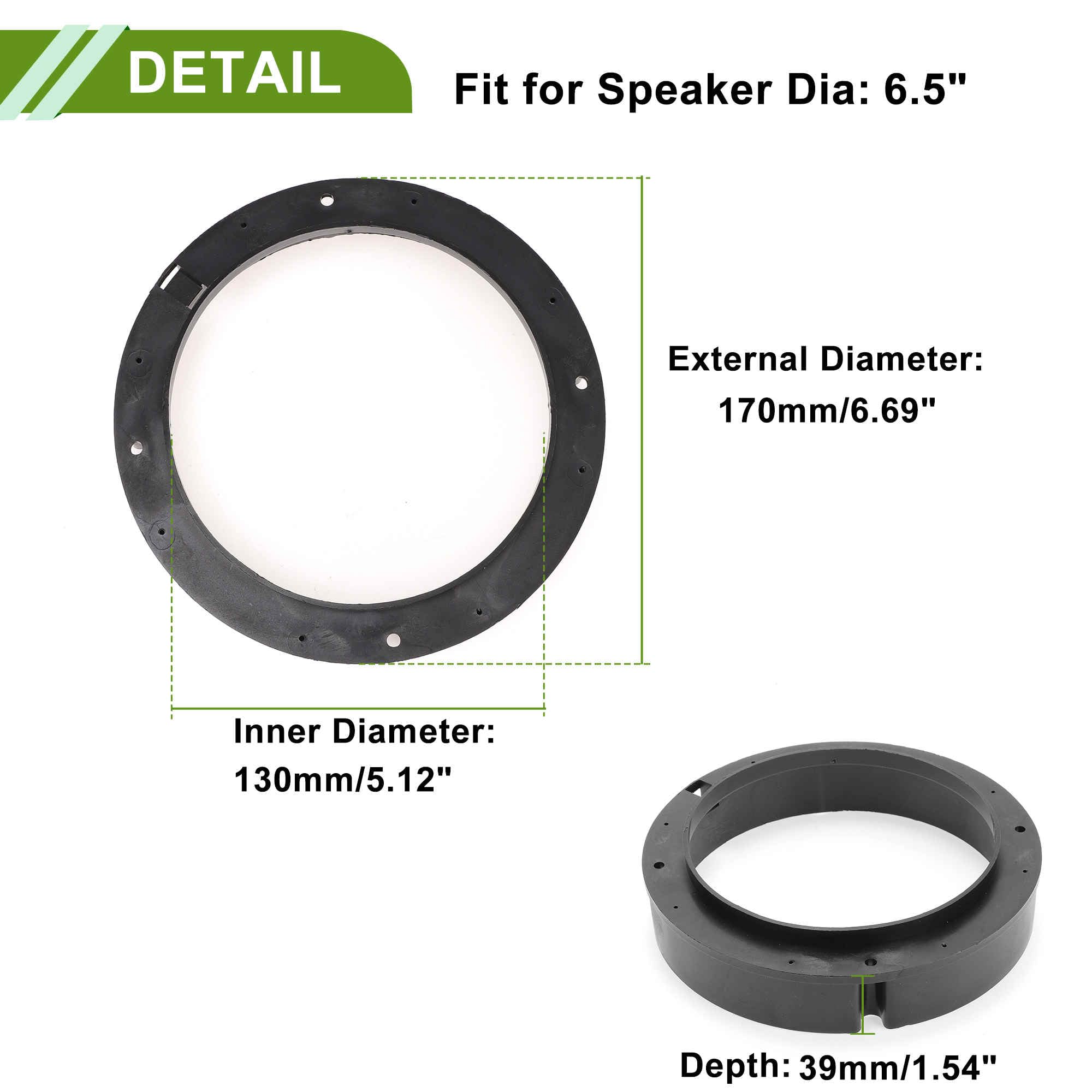 Anello Distanziatore Altoparlante Per Volkswagen Golf 6 2 Pz