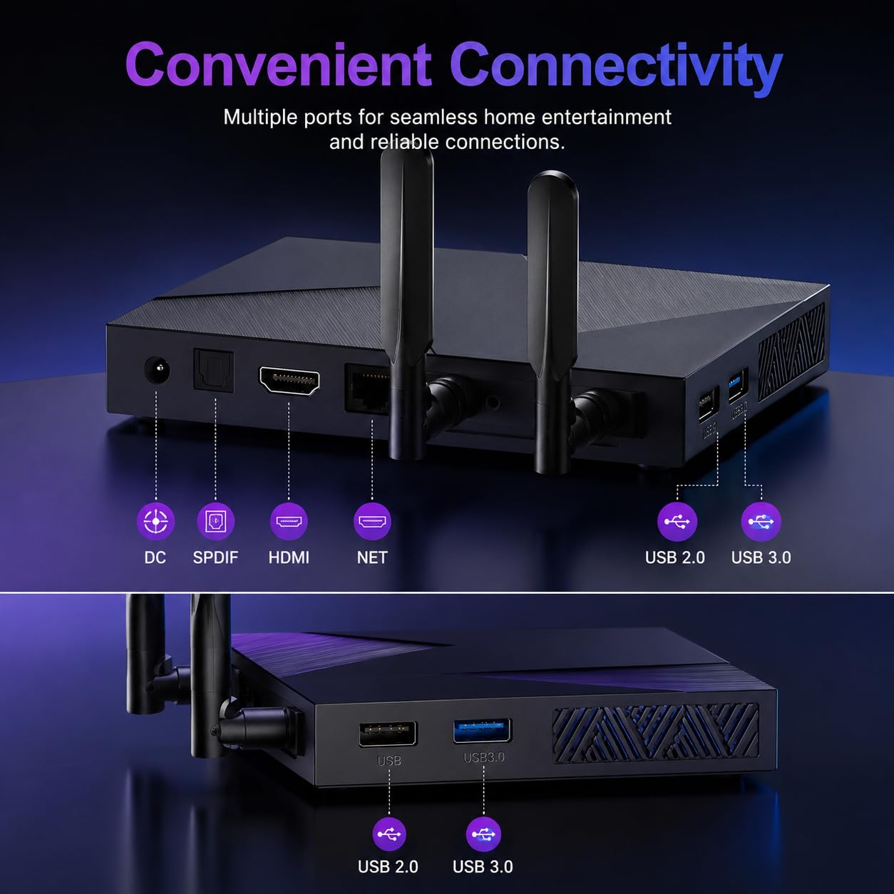 Android TV Box, RK3588 Octa-Core, 8 GB RAM, 64 GB ROM, WiFi 6, Bluetooth 5.0, strumieniowanie 8K/4K, USB 3.0, inteligentny odtwarzacz multimedialny do domowej rozrywki