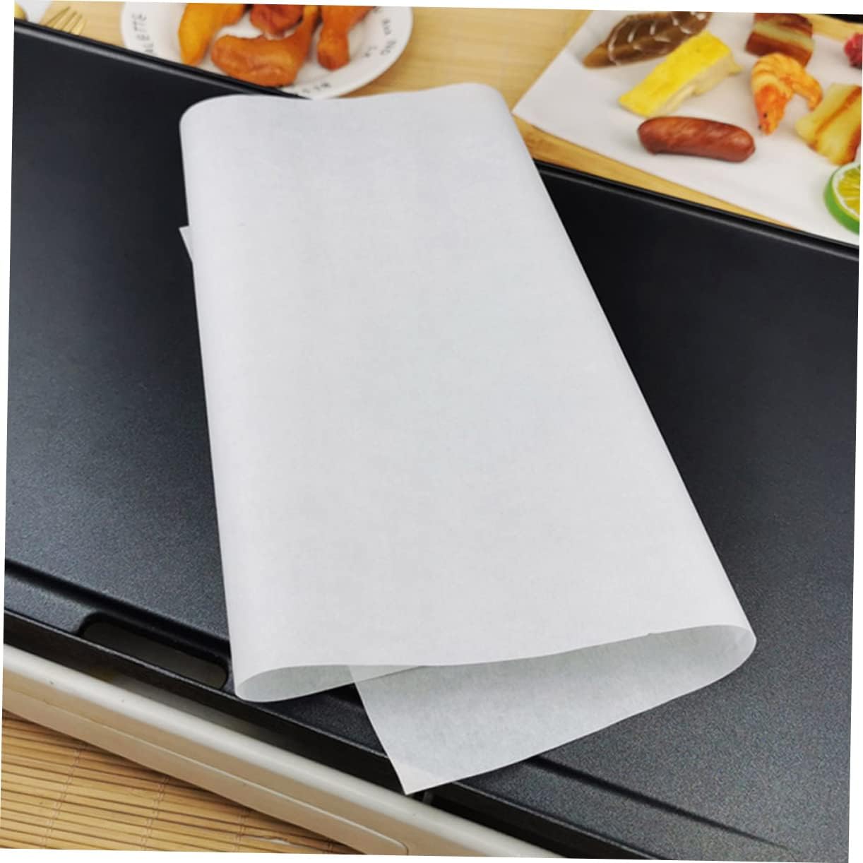 500 Pcs Disposable Oil Proof Baking Paper Sheets for Bread Cake