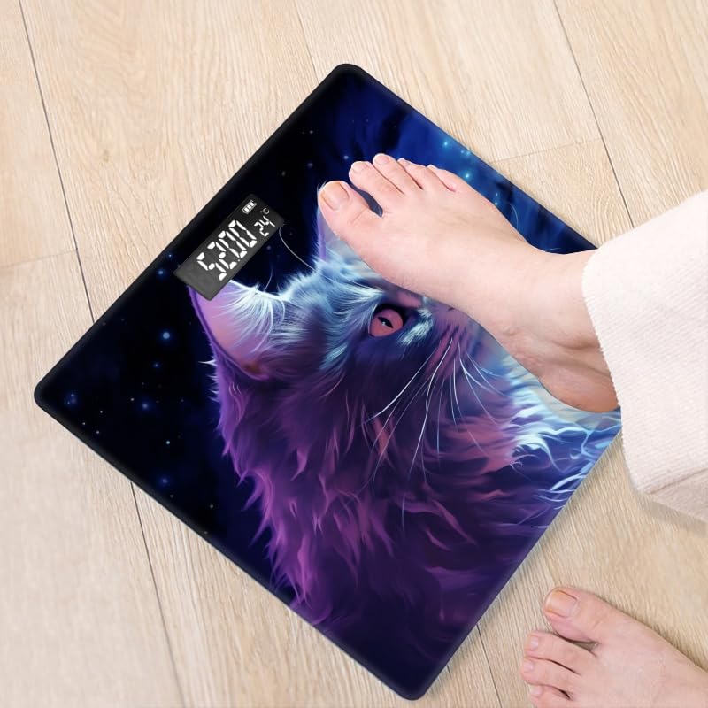 Báscula digital para peso corporal con pantalla retroiluminada miniatura 7