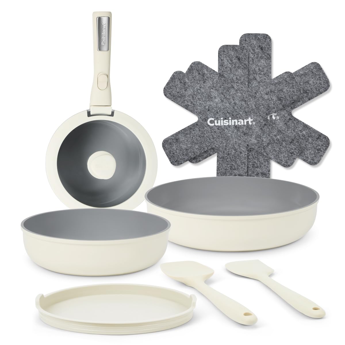 ClickSmart Nonstick Detachable Handle 10pc Cookware Set