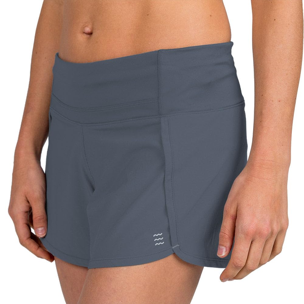 Free FlyWomen's Lined Breeze Short - Moisture-Wicking Active Shorts with Sun Protection UPF 50+ and Bamboo Viscose Liner