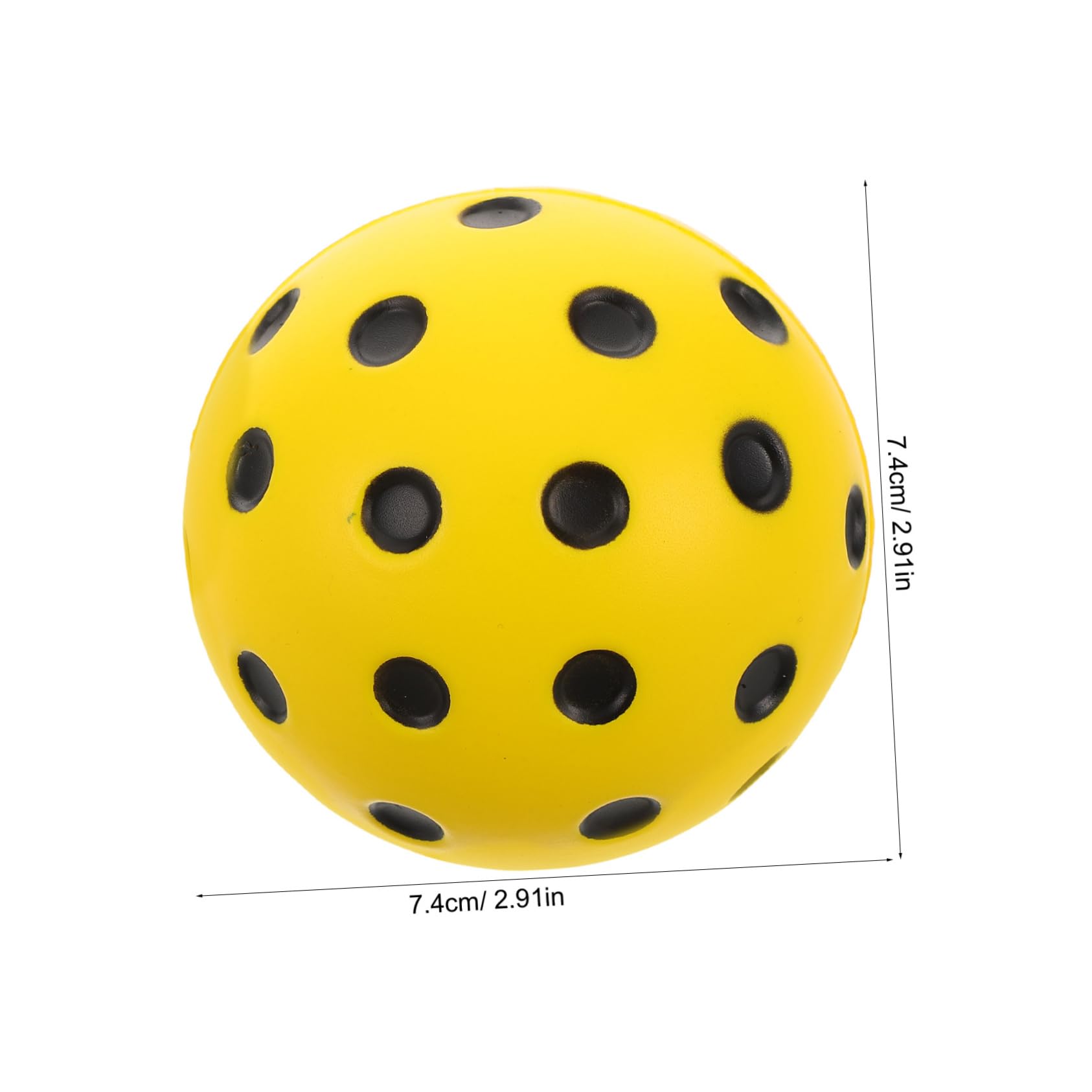 balacoo Silent Balls 74mm Soft Pu Foam Mini Balls for Indoor Entertainment Low Noise and Sturdy