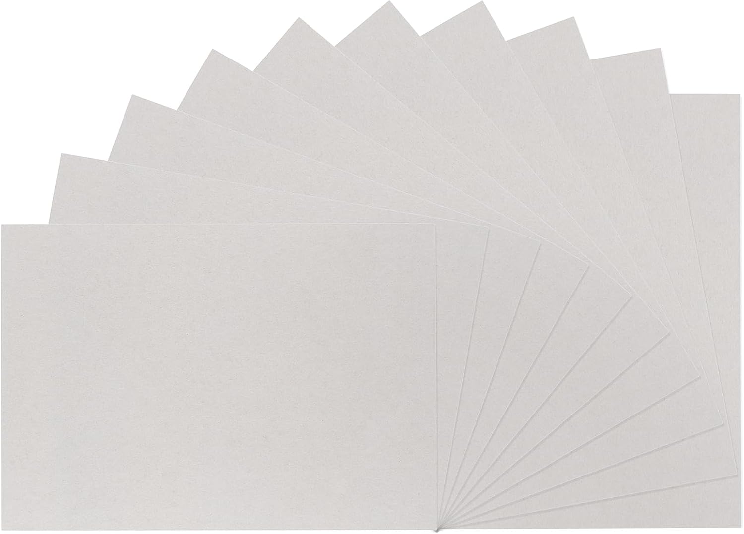 Vaessen Creative Greyboard 1mm-A3-10 Chipboard Sheets-Bookbinding Supplies for Crafting and Scrapbooking, Grey, A3