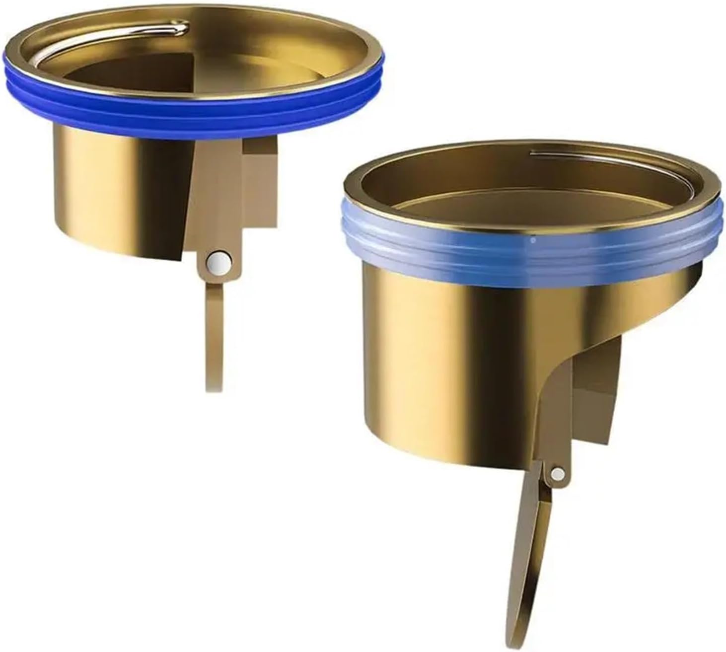 Shower Drain Smell Stopper， 1Pcs Valve Sewer Core Anti-Odor for Kitchen Bathroom,Brass Direct Hair Trap Toilet(Large)