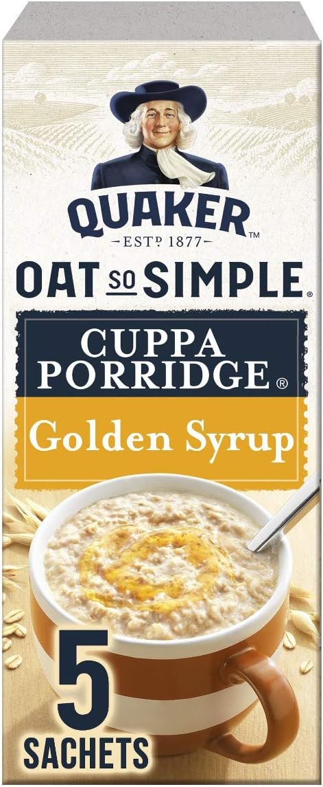 Quaker Oat So Simple Cuppa Golden Syrup Porridge 5 X 55 7g Amazon Co Uk Grocery