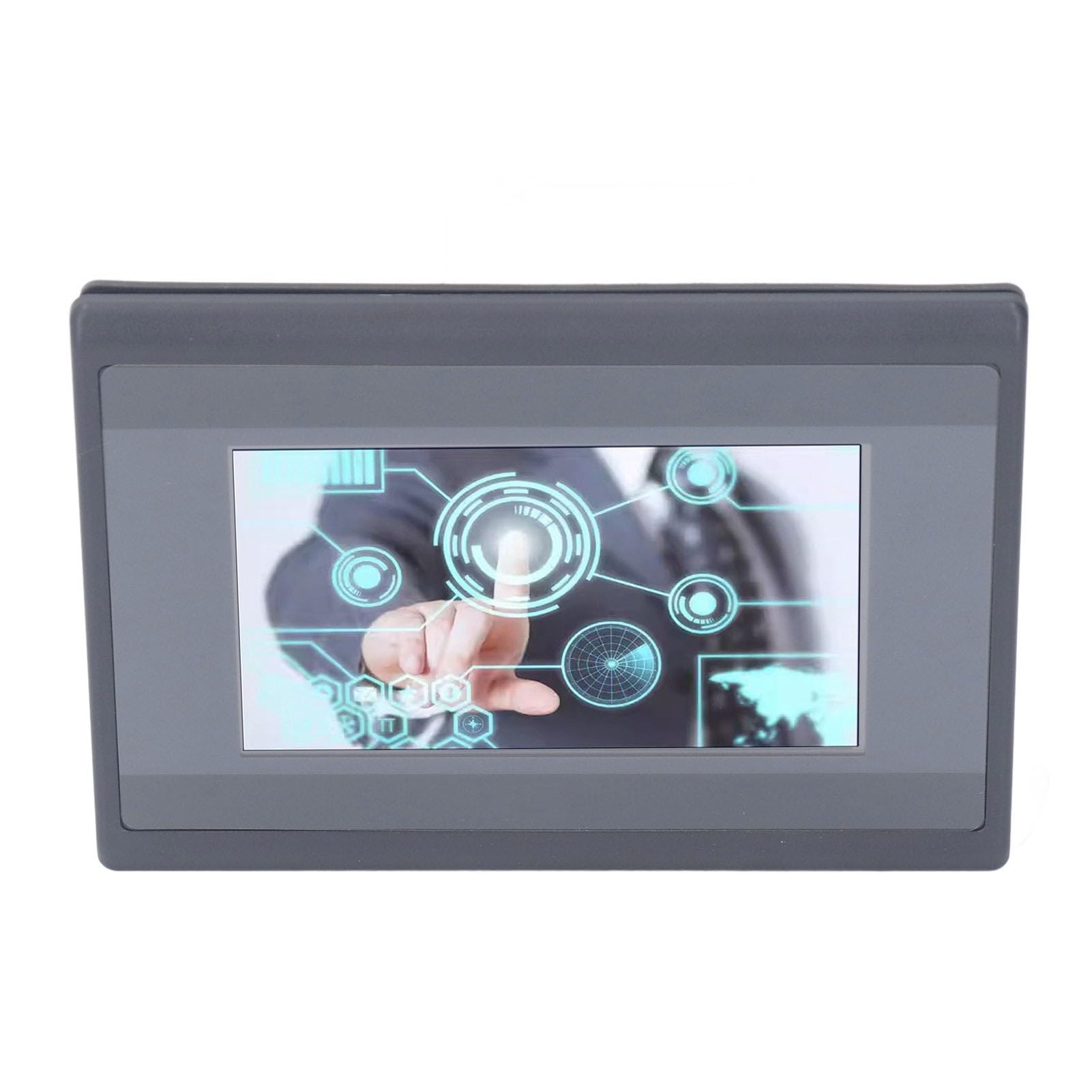 Pantalla Táctil PLC HMI 4,3 Pulgadas Todo en 8 Salidas Relé DC24V Procesador 32 Bits 240MHz Industrial para Automatización Controlador