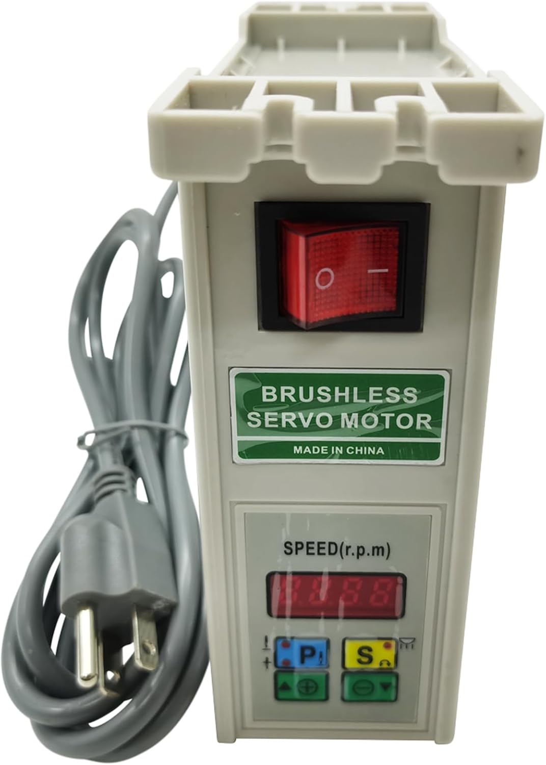 IntXanth 110V Sewing Machine Needle Position Servo Brushless Motor 1500W Permanent Magnet Brushless Energy-Saving DC Small Quiet Servo Motor