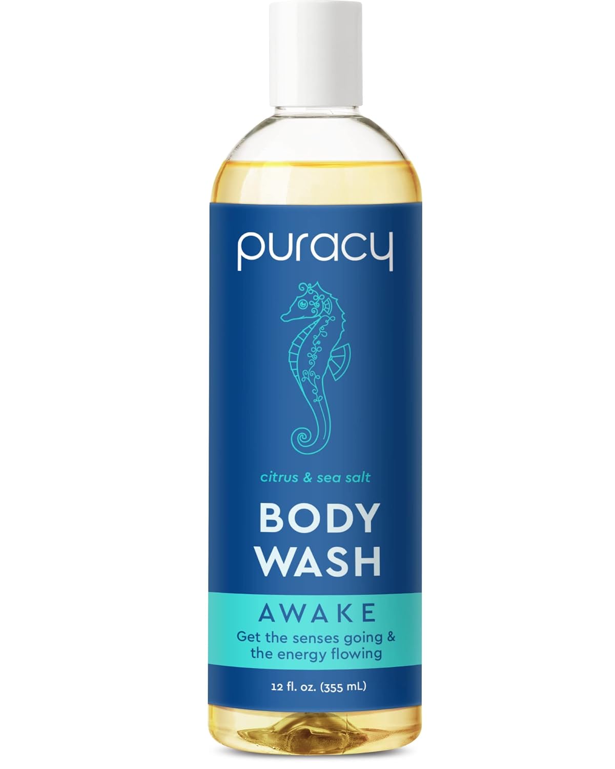Puracy Body Wash, Gently Scented with Citrus & Sea Salt
