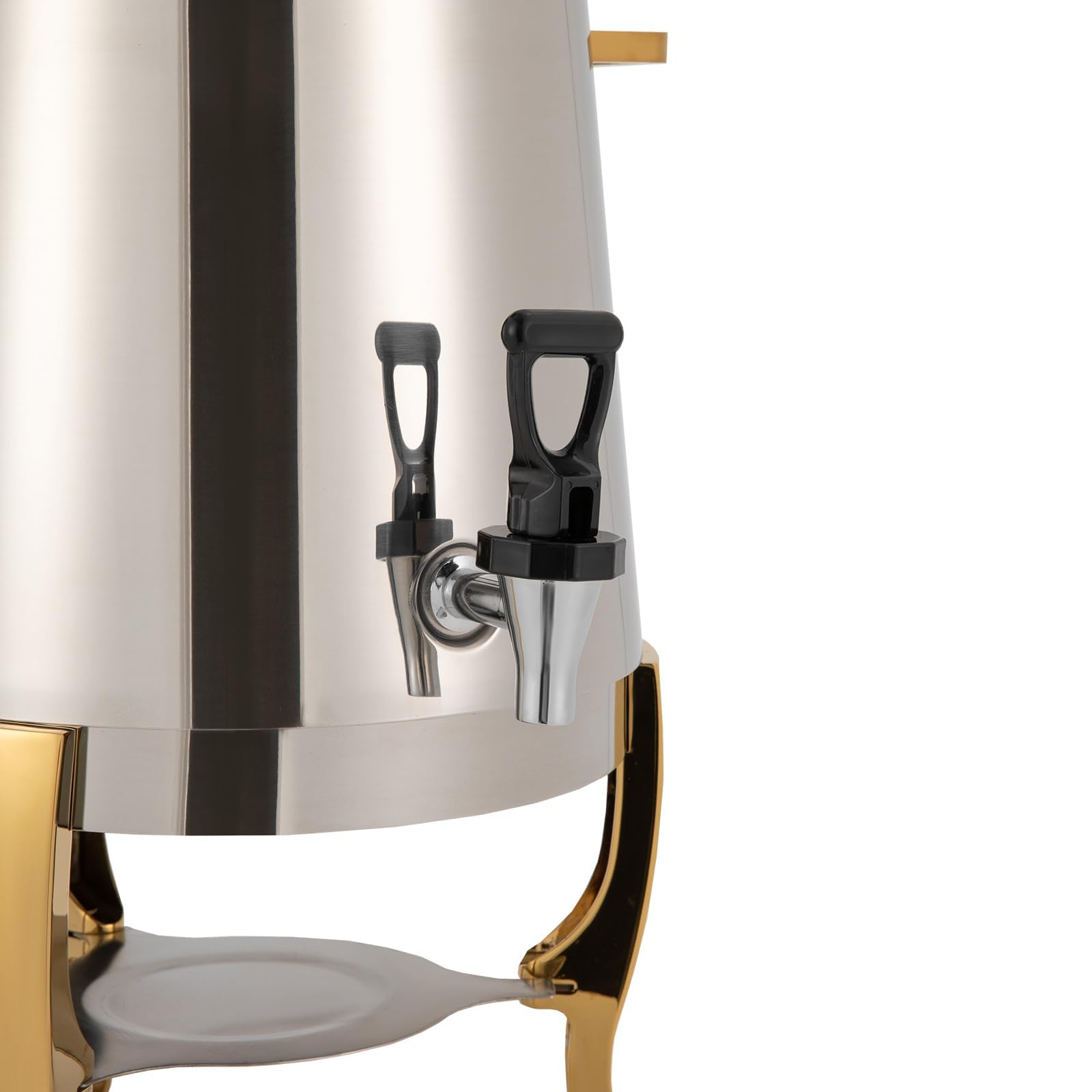 Distributore elettrico per bevande calde, 13 l, in acciaio inox, con vassoio per carburante, per feste, buffet, catering