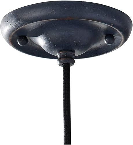 Miniatura 5 de Feiss P1242AF Urban Renewal Industrial Vintage Iluminación colgante, hierro, 1 luz (10 pulgadas de ancho x 9 pulgadas de alto) 100 vatios