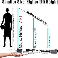 Vista 2 de Bomba de condensado pequeña mejorada para deshumidificador, elevación máxima de 7 pies, bombas de drenaje con sensor de nivel de agua, bomba