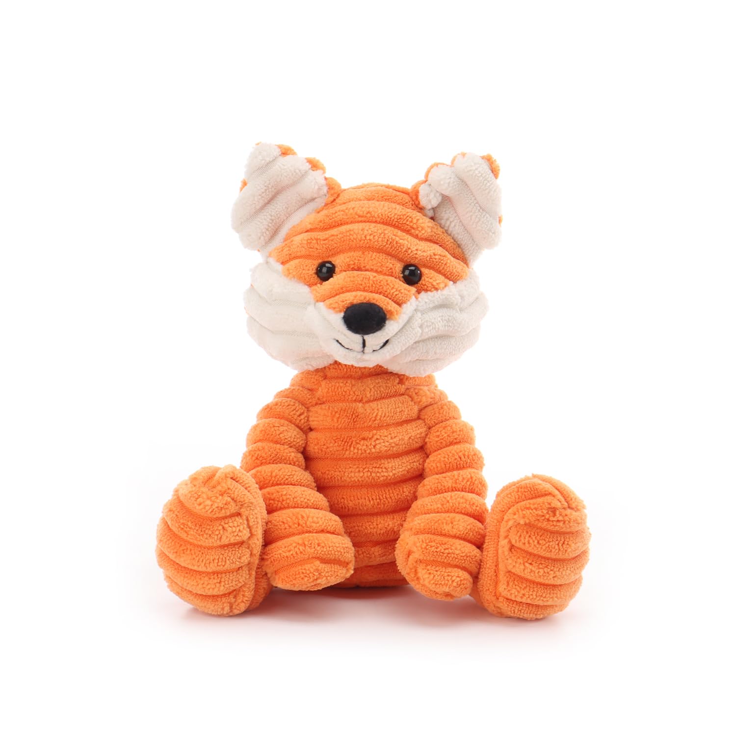 Apricot Lamb Corduroy Fox Plushies Stuffed Animals for Baby Girl and Boy, Soft Cute Plush Toys for Kids, 6.3 Inches โ image 1