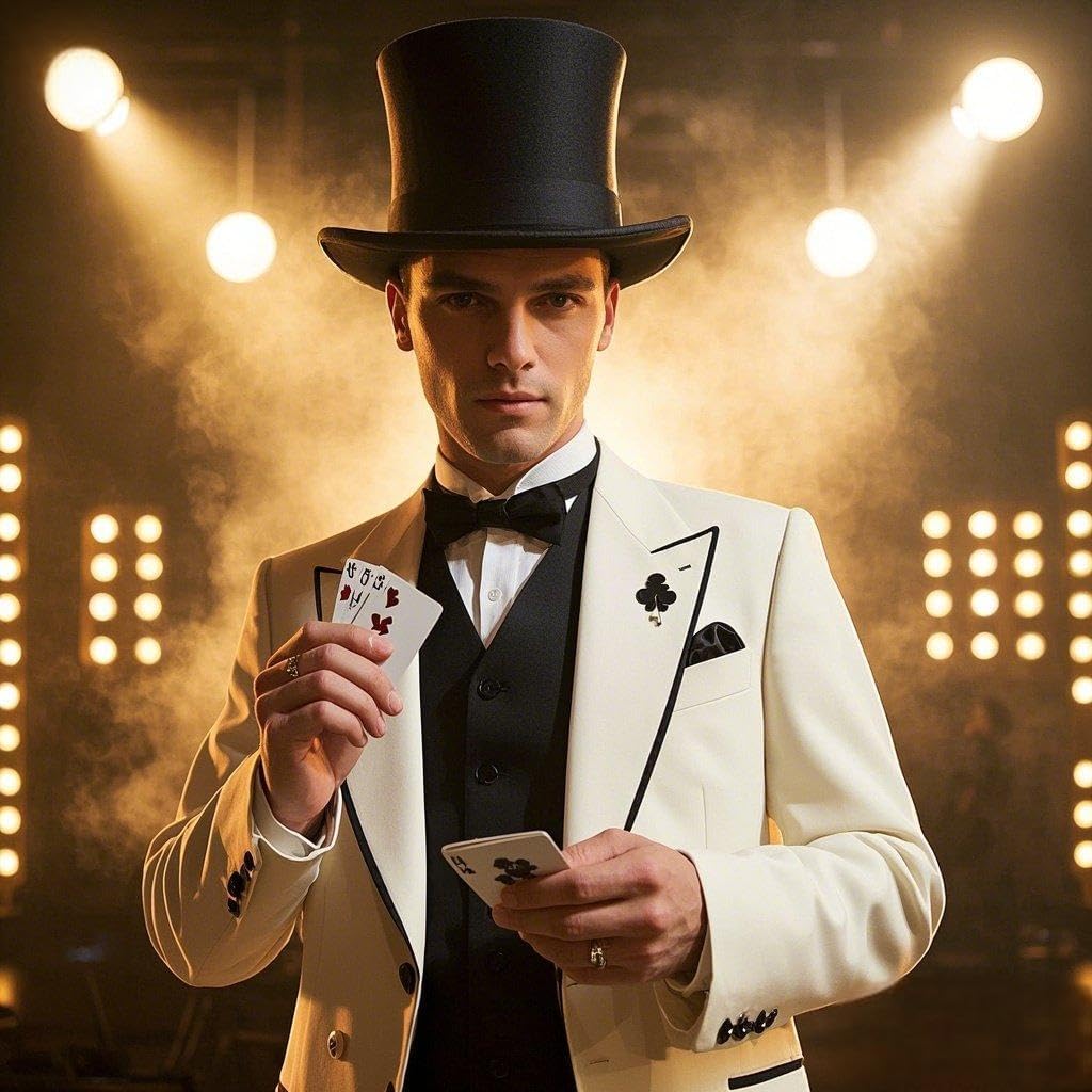 Top Hat for Men Women Adult, Magician Victorian Pilgrim Theatrical Clown Bowler Tailcoat, Cosplay Costume