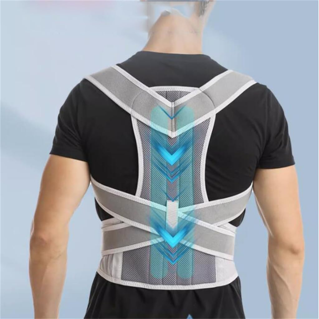 Side Bending Artifact Hunchback Orthodontic Device Male And Women's Back Spine Invisible Orthodontic Belt(Large)