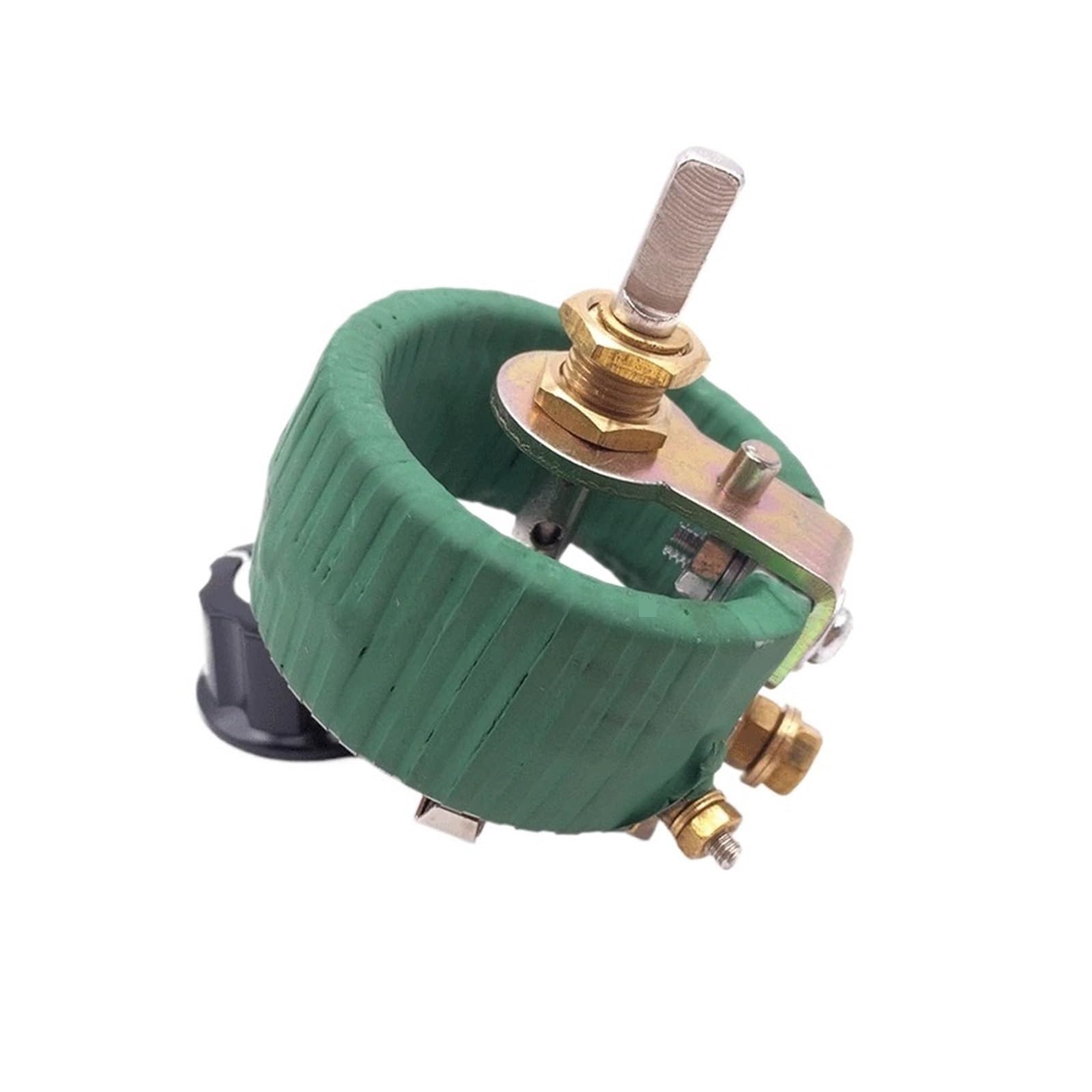 BCW 50W résistance Variable rotative enroulée, rhéostat Haute Puissance, Forme de Disque sans résistance réglable en Bas, rhéostat Coulissant(Max R-10 ohm)