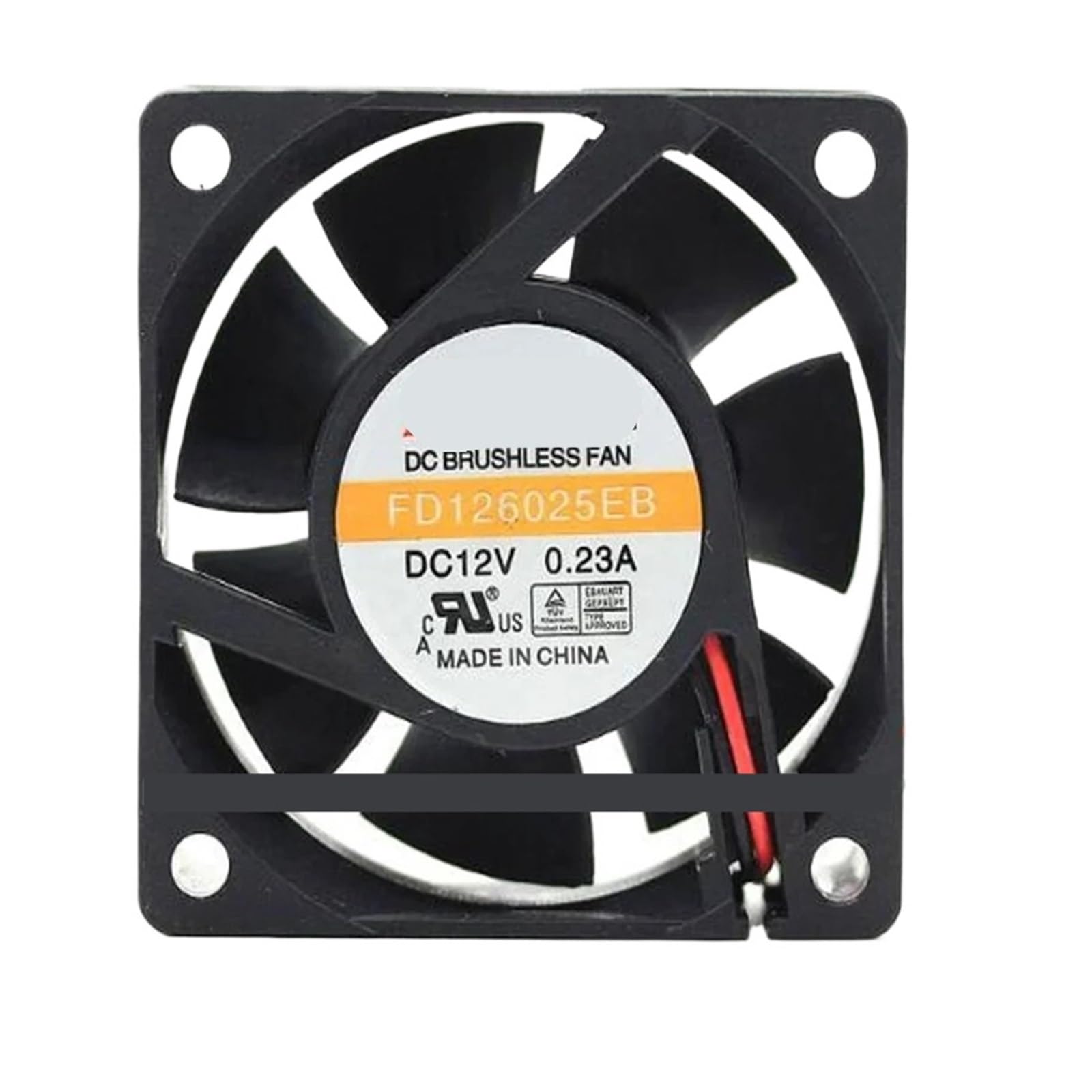 TYHUJKKL FD126025EB 12V 0.23A 60 * 60 * 25 6cm dual ball fan