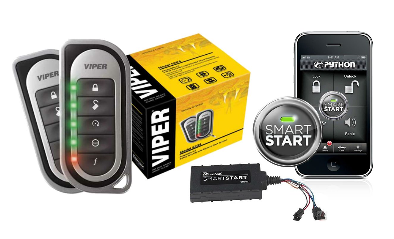 Buy Viper 5204 Car Alarm Security with Remote Start VSM200 SmartStart 2