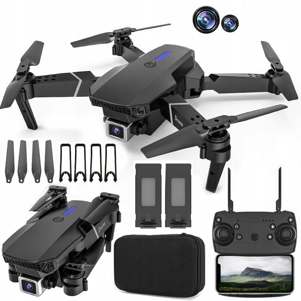 See full amazon price history chart for BIGGKIDDO-Drone-with-4K-1080P-HD-Dual-Camera-One-Key-Start-Emergency-Stop-Headless-Mode-Carrying-Case-2-Batteries-Obstacles-360°-Flip-With-Aerial-Photography-Drone-Multicolor (E88) BIGGKIDDO-Drone-with-4K-1080P-HD-Dual-Camera-One-Key-Start-Emergency-Stop-Headless-Mode-Carrying-Case-2-Batteries-Obstacles-360°-Flip-With-Aerial-Photography-Drone-Multicolor (E88) (B0DCVKQP7W) Amazon Price History, Amazon Price Tracker
