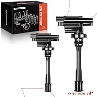 Vista 8 de A-Premium Paquete de bobinas de encendido compatible con Chrysler Sebring SOHC 2001-2005 Dodge Stratus SOHC 2001-2005 Mitsubishi Eclipse Galant