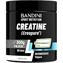 Bandini® Creatina CREAPURE® Monoidrata in Polvere Pura – Integratore per Allenamento, Sport, Palestra e Pre Workout – Include Dosatore – 100% Vegan – A base di Creatine Monoidrato per ATP e recupero