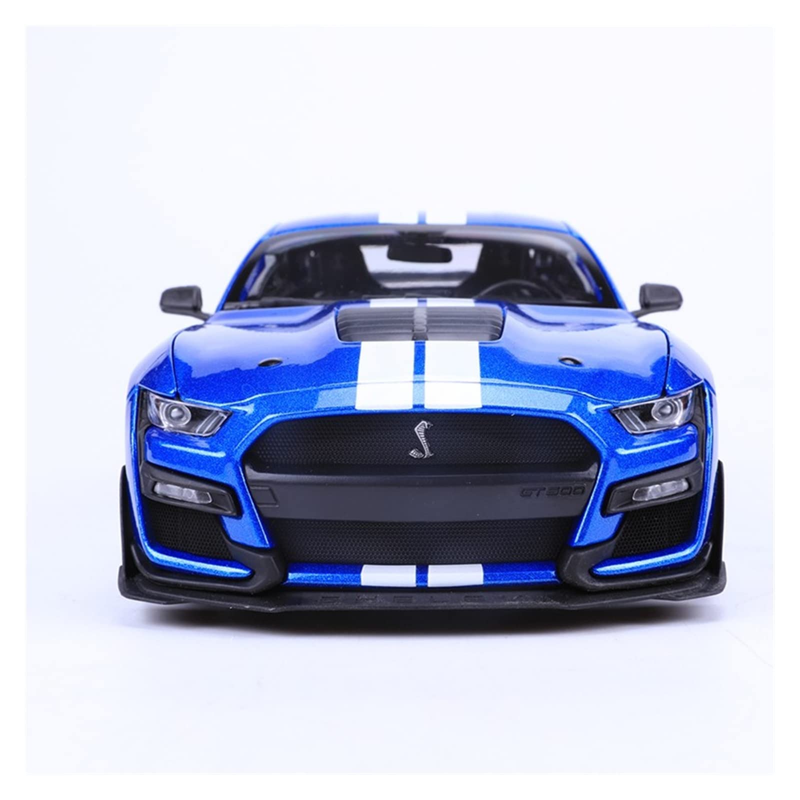 Voiture Miniature Welly Ford Mustang GT 2024 Bleu Nacre - Échelle 1:34 à 1:39, En Diecast, Import USA