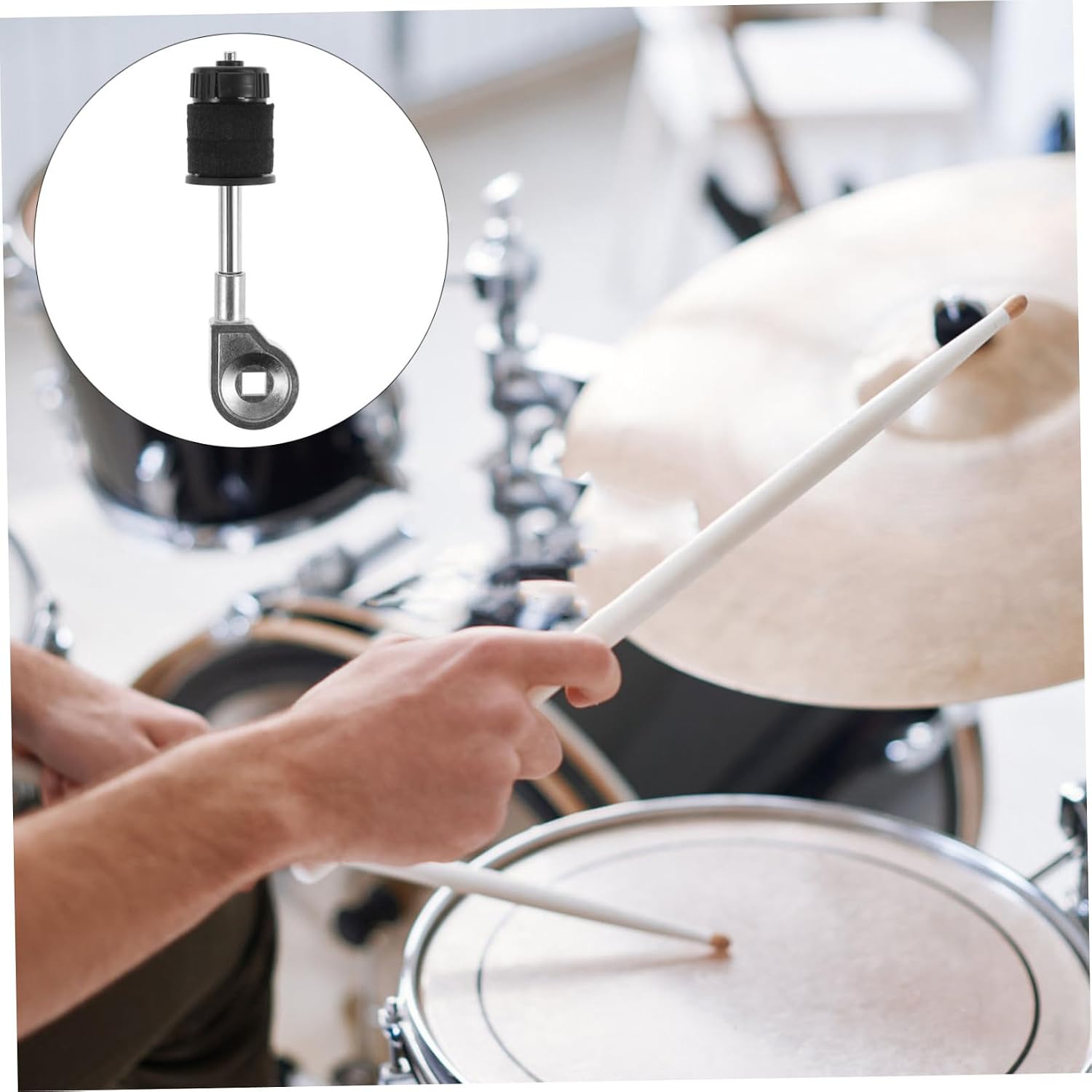 Cymbal Stacker Mount for Drum Kits Percussion Instrument Attachment Durable and Construction Easy Installation for Musicians and Enthusiasts