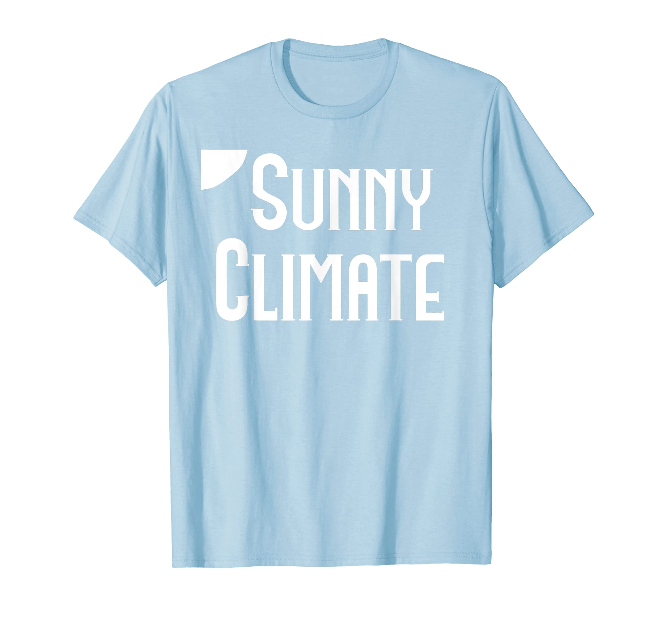 Arisu Sunny ClimateT-Shirt - Women's Unisex Cartoon Pattern T-Shirt - Blue - Size S - Short Sleeve - Classic Fit - ImportedOEKO-TEX STANDARD 100