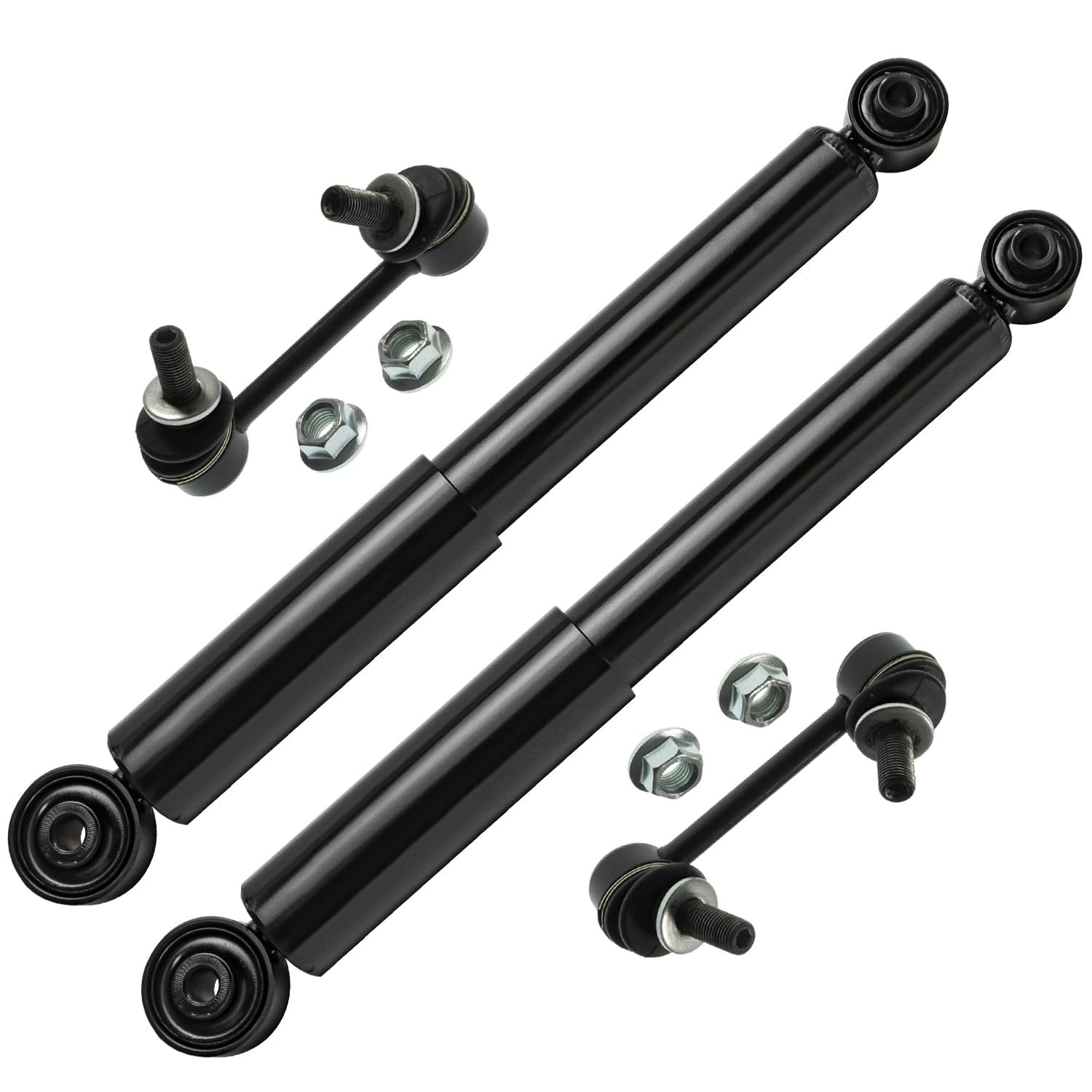 Detroit Axle - Rear 4pc Shock Absorbers Kit for Toyota Highlander
