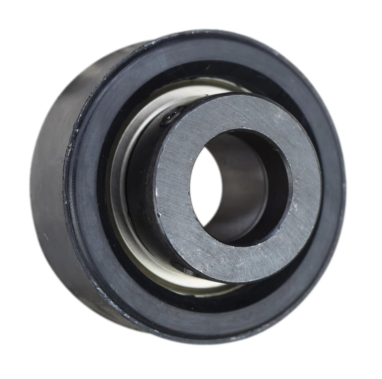 RCSM-14C for SpinCo 7/8" Rubber Cartridge Bearing an Eccentric Locking Collar Narrow Inner Race and a 2-17/32" Cylindrical Outer Race