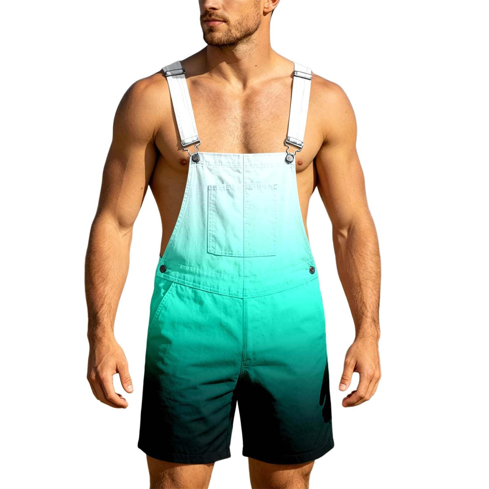 Mono degradado para hombre informal y cómodo para uso diario de verano 5