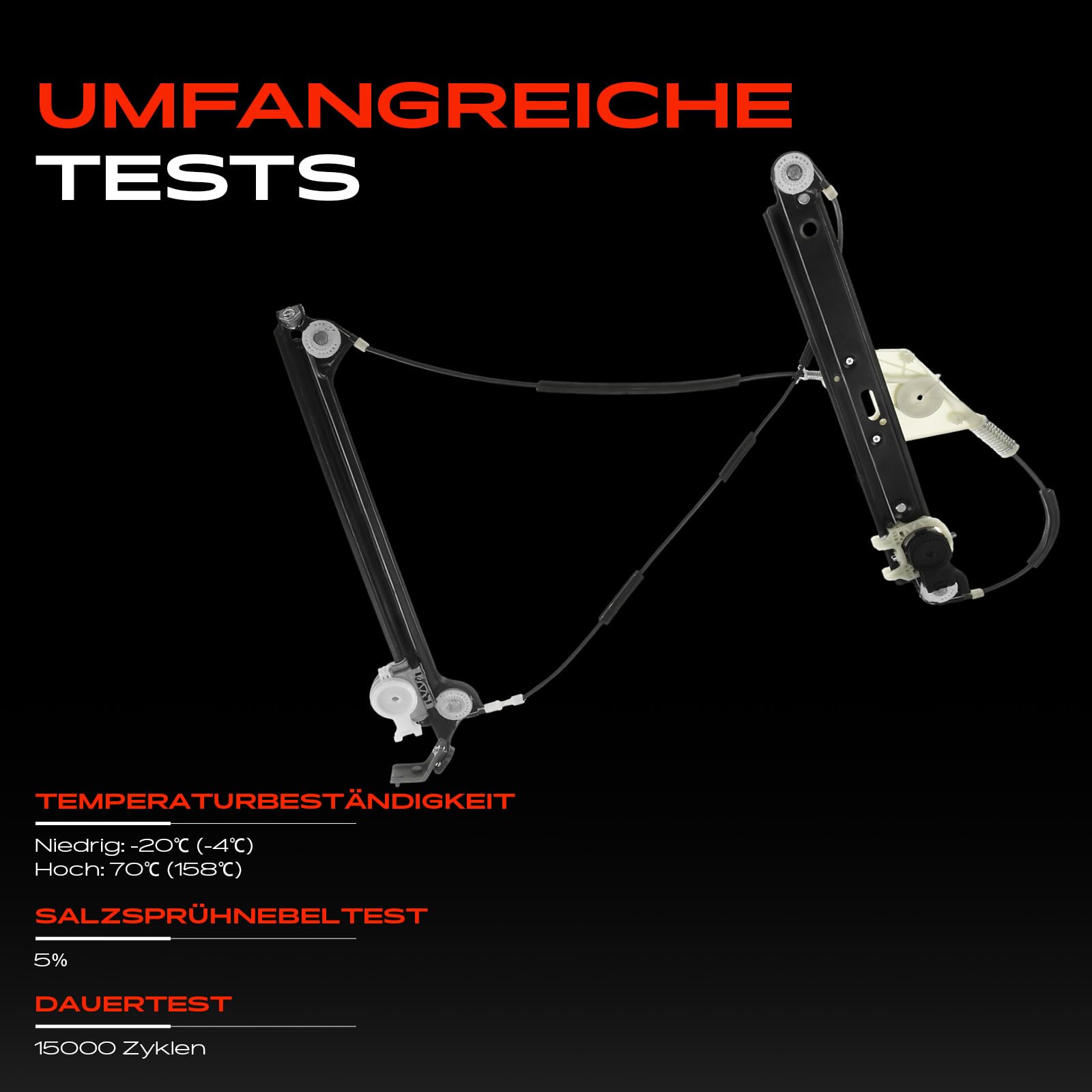 Frankberg Fensterheber ohne Motor Vorne Rechts Kompatibel mit 1er E81 116 118 120 123 130 2006-2011 1er E87 118 2007-2011 1er Coupe E82 118 120 123 125 135 2007-2013 Replace# 51337165596
